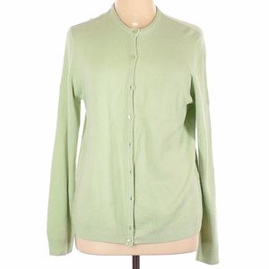 Appleseed's Womens Mint Green Cardigan Sweater